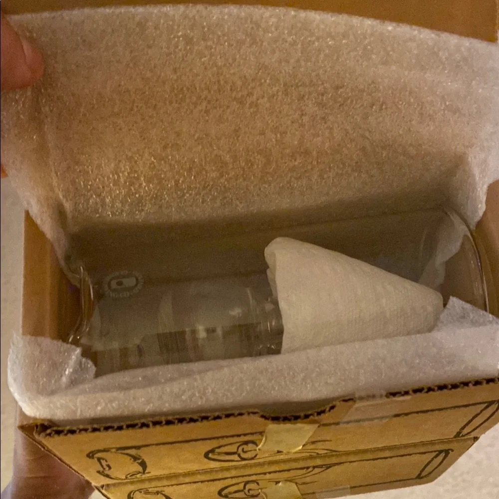 Box41 6” Wolfard Lamp with Brass Base and original Box